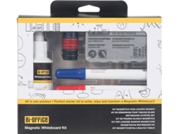 Kit de Accesorios para Pizarra BI-OFFICE KT1010 4 Marcadores, Spray Limpiador, 6 imanes y Borrador Magnético