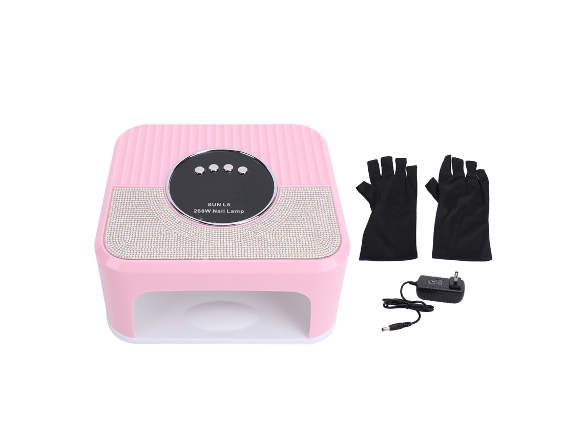 Lámpara De Uñas Led Con Sensor Automático, Secador De Uñas Portátil De Alta Potencia Para El Hogar Y El Salón, Enchufe Estadounidense.