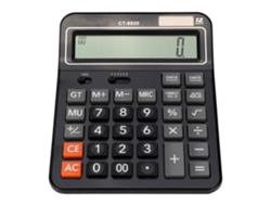 Calculadora Solar Portátil Electrónica De Mano Y Doble Energía, Suministros De Oficina Luz Dourada
