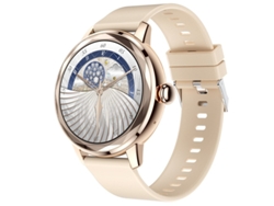 Reloj inteligente para mujer, monitor de actividad física, pantalla TFT de 1,19 pulgadas, resistencia al agua IP67, compatible con Android e iOS (blanco) Bestvite