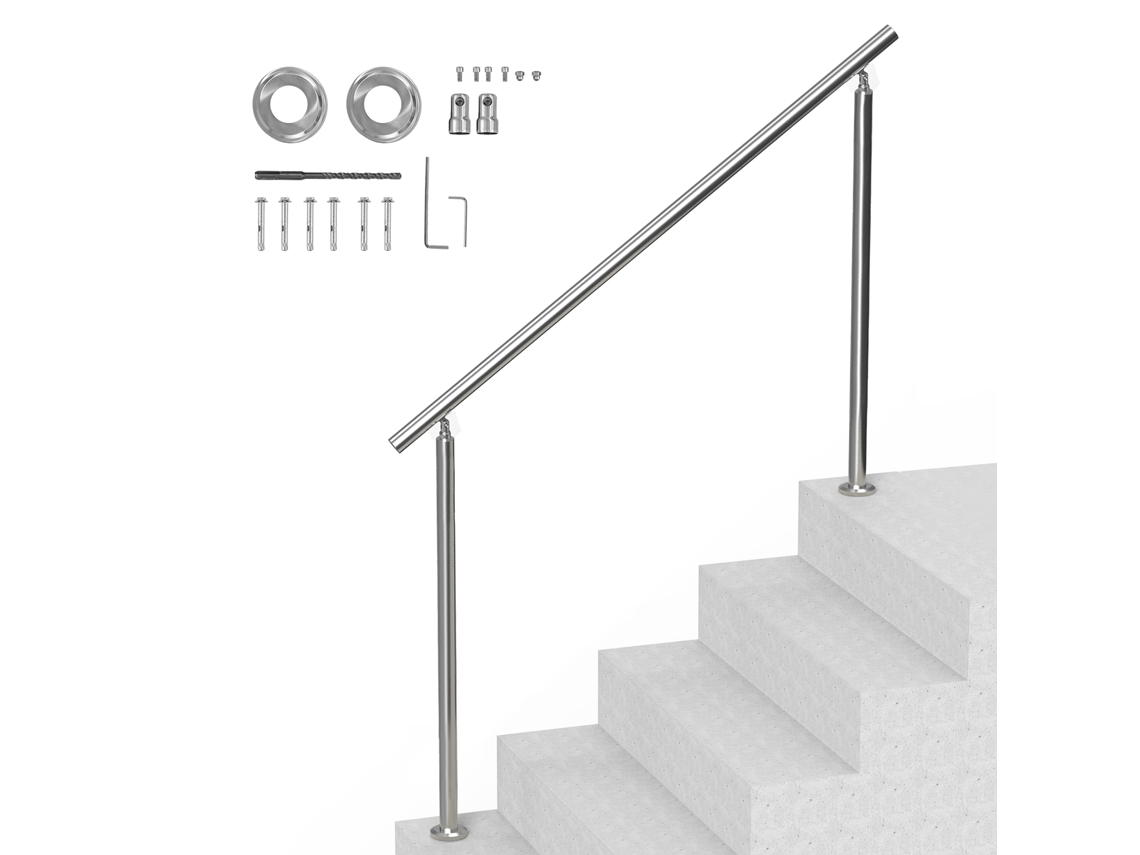 Pasamanos Succebuy Para Escalones Exteriores Escaleras Personas Mayores Porches Terrazas 59 In/ 150 Cm