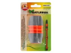 Reparador universal mangueras 1/2 5/8 y 3/4. facil de usar, plastico soft touch.