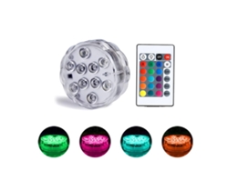 Luces LED impermeables con control remoto para acuarios y piscinas