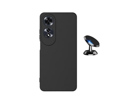 Funda Carro Compativel para Oppo Oppo A60 PHONECARE Silicona Líquida Negro