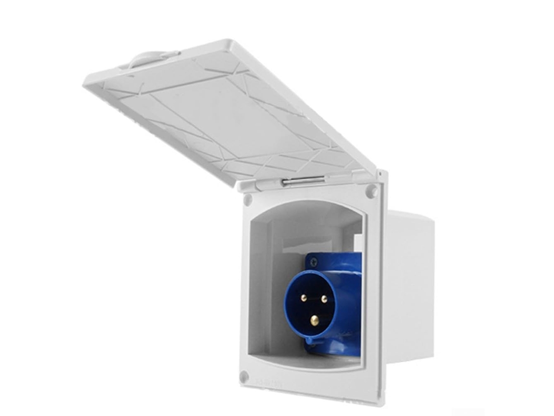 Ip44, 16 Tomas De Corriente Impermeables De 220v-250v Para Autocaravanas, Caravanas,