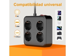 Un Protector Contra Sobretensiones 8 En 1 Y Una Base De Acoplamiento Para Portátil Para Trabajar Desde Casa.