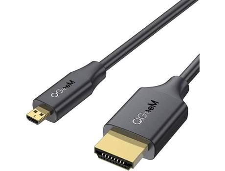 Adaptador QGEEM AV18 (HDMI - 1.8 m - Negro)
