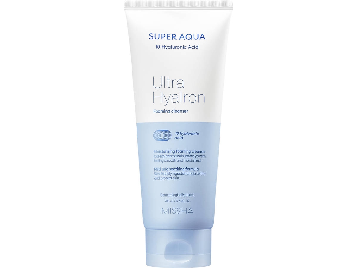 Espuma Limpiadora MISSHA Super Aqua Ultra Hyalron (200 ml)