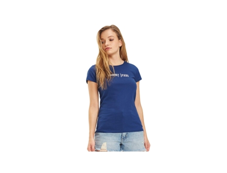 Camiseta TOMMY JEANS (S - Azul)