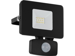 APLIQUE EGLO FAEDO 3 10W C/SENSOR PRETO