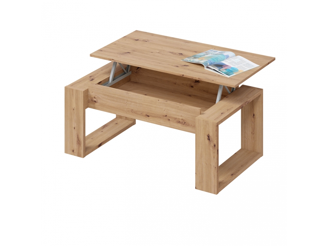 Mesa De Centro Elevable Nova Alpine Oak 105 X 45–54 X 55 Cm