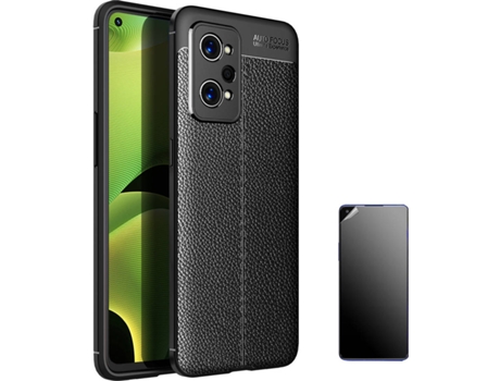 Kit Carcasa + Protector de Pantalla Realme GT Neo 2 5G Ultimatte Negro