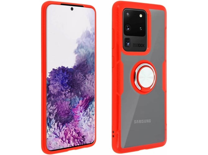 Carcasa Samsung Galaxy S20 Ultra AVIZAR Anillo Rojo