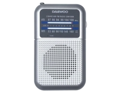Radio portátil plateada Daewoo DW1008