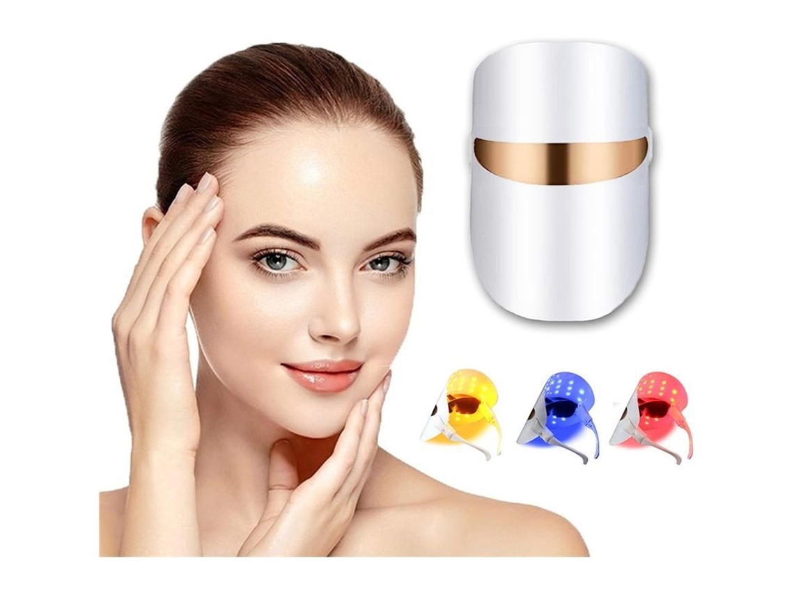 Mascarilla Facial Led, Terapia De Luz Antiacné, Spa Facial Con Luz Fotónica Para El Rejuvenecimiento De La Piel.