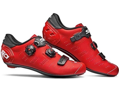 Zapatillas para Hombre SIDI Carretera Ergo 5 Rojo para Ciclismo (EU 39)
