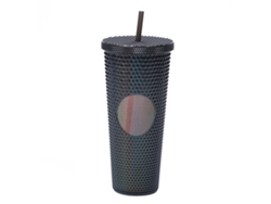Taza De Agua Grande 710ml Taza Mate Reutilizable Con Tapa Anti-fugas Y Pajita