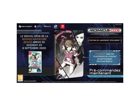 Código Anónimo Steelbook Edición Lanzamiento Nintendo Switch