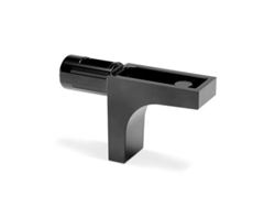 Soporte Estante Cristal K-line Acabado Níquel Negro