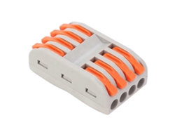 Yncm2026-5pcs Terminal Bloque Cable Clamp Conector Rápido Spl-4 Para Cable Flexible Duro Conductor