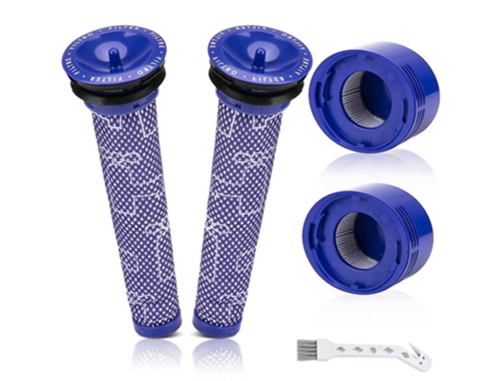 Filtro hepa para aspirador de pó dyson v7 v8, pós-motor e pré-filtro