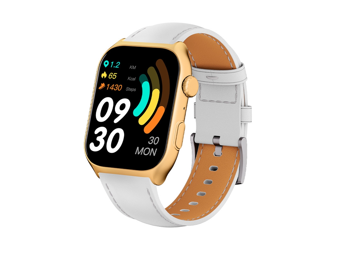 Smartwatch YIZHOOD GTS7 Pro 2.0 inch Llamada Bluetooth IP68 Impermeable 100+ Modos deporte (Android y IOS - Blanco)