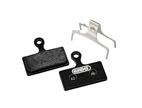 Par de 10 pastillas de freno de carbono metálico para bicicletas Elvedes Shimano BRM666, BRM785, BRM985