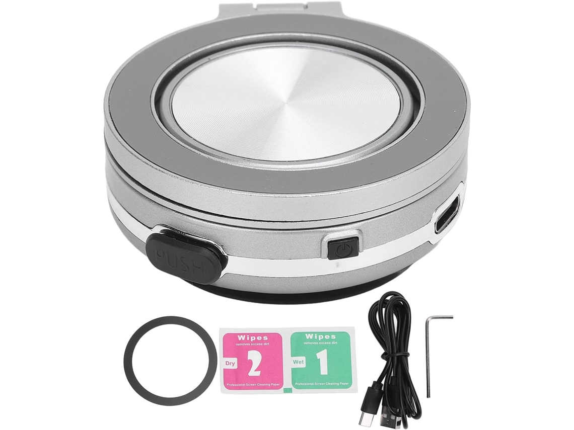 Soporte Portátil Para Teléfono Con Ventosa Y Rotación De 360 Grados.