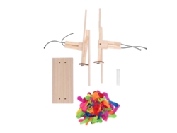 Marionetas De Madera Hechas A Mano Para Esgrima, Juego Interactivo Balloon Man Battle Para 2 Jugadores.