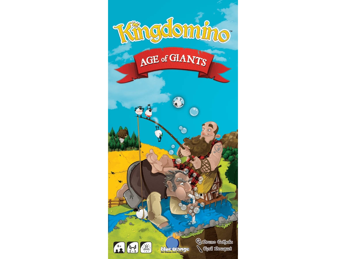 Juego de Mesa BLUE ORANGE Kingdomino - Age of Giants (Edad Mínima: 8 -Dificultad: Intermedia)