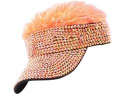 Gorra de béisbol elegante con apliques de pedrería SFUSHOS