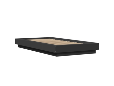 VIDAXL Cama Madera Negro (212x119x23cm)