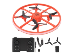 Ymsl Drone Para Niños Con Luz Led Control Remoto Y Por Mano Quadricóptero Rc Con Evitación De Obstáculos Modo Sin Cabeza Rojo Batería Única Hxl