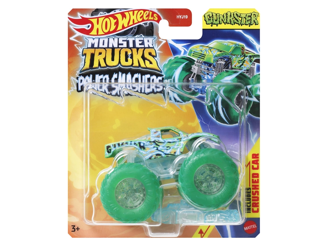 Hot Wheels Monster Trucks Power Smashers Gunkster MATTEL