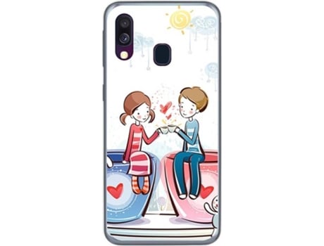 Carcasa Samsung Galaxy A40 TUMUNDOSMARTPHONE Café Multicolor