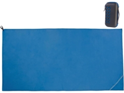 Toalla deportiva de microfibra con bolsillo, secado rápido, 200 x 100 cm, azul (toalla Gokoco pequeña)