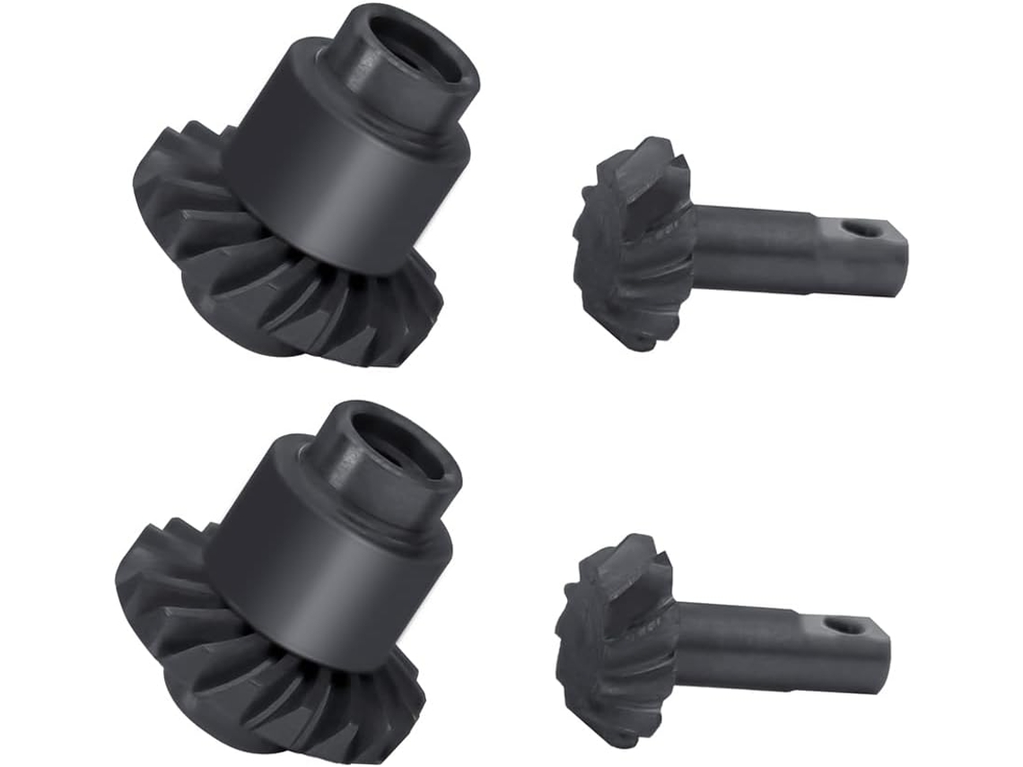 Juego De Engranajes Cónicos De Eje Helicoidal Overdrive Para Coche Teledirigido Crawler Redcat-18 Mises A Escala 1/18