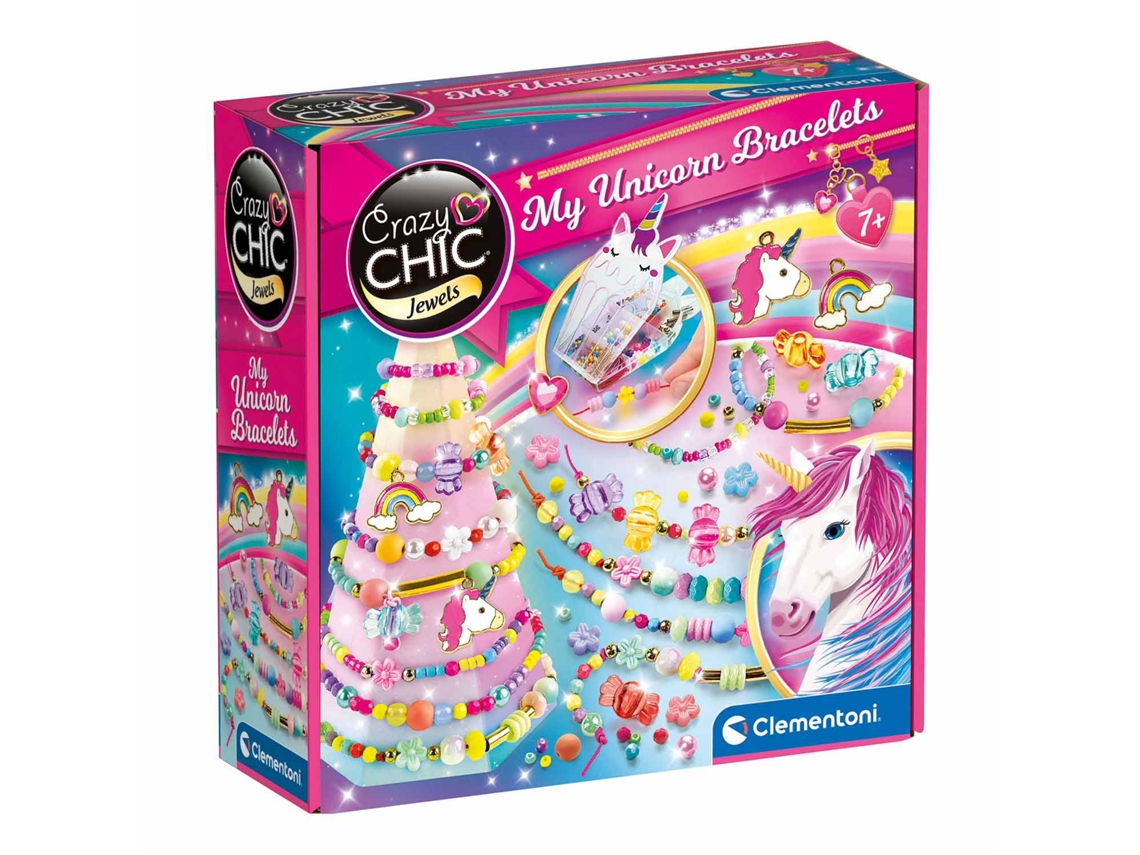 Pulseras de unicornio Crazy Chic CLEMENTONI 18792