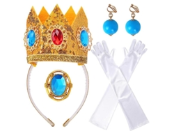 Accesorios De Disfraz De Princesa Peach Para Mujeres Y Niñas Para Carnaval, Halloween Y Fiestas De Cosplay.
