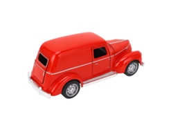 Coche Clásico De Juguete Coleccionable De Aleación Vintage Para Niños - Rojo Simulación