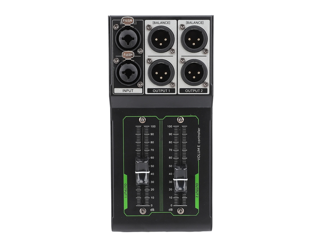 Controlador De Volume Passivo Ajustador De Nível De Som Baixo Ruído Para Estúdio Gravação Mixagem Ao Vivo