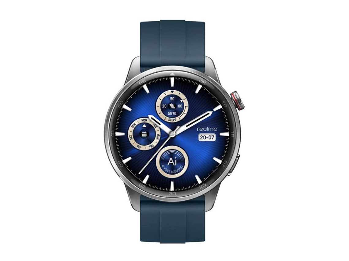 Smartwatch Realme Watch S2 Amoled 1.43 Acero Plateado IP68 Frecuencia Cardíaca