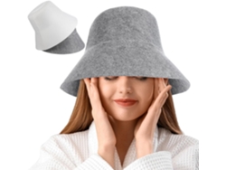 Dos Gorros De Fieltro Para Sauna, Uno Para Hombre Y Otro Para Mujer. Ligeros Y Suaves Para La Piel. Ideales Como