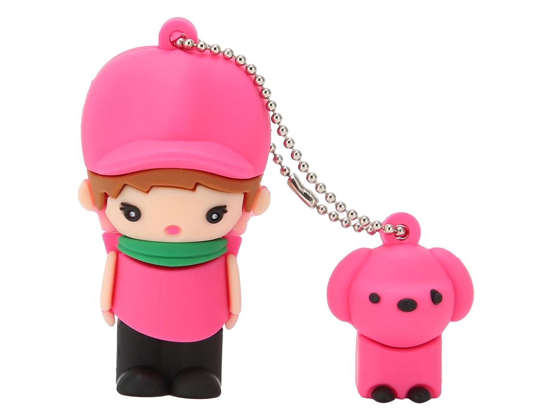 Unidad Flash Usb2.0 De 32g Con Diseño De Chica Linda, Memoria De Almacenamiento De Datos, Enchufa Y Reproduce