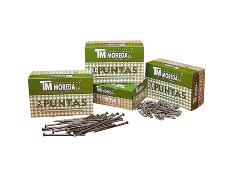 Puntas cabeza plana 16x60 caja 3kg