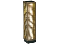 Lámpara Solar Led De Ratán Para Exteriores, Automática, 15,5 X 15,5 X 69 Cm, Color Arena.