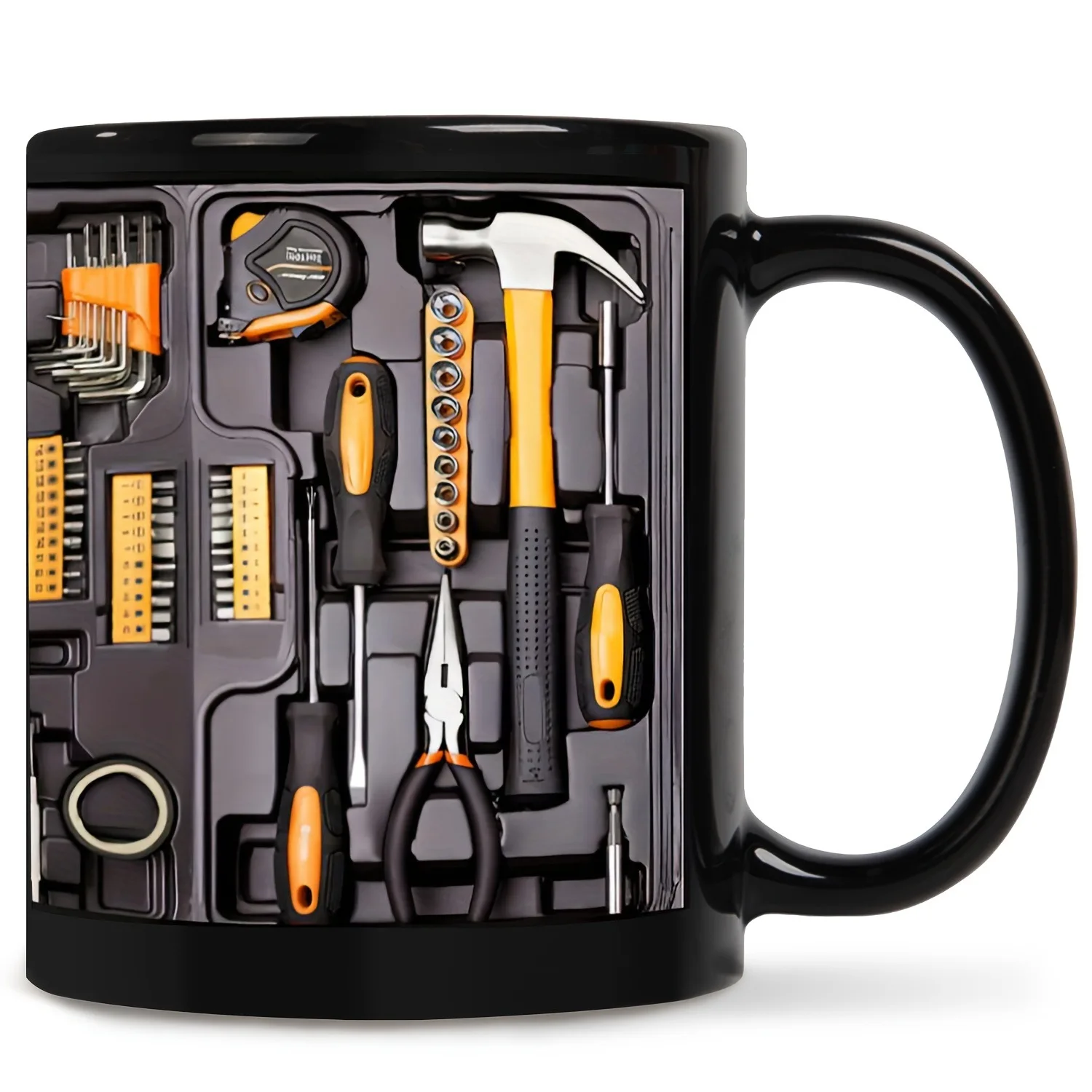Taza De Café De Cerámica Creative Toolbox (330 Ml) Taza De Té Con Leche 3d