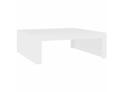 Maison Exclusive - Mesa De Centro Madera Contrachapada Blanco 100x100x35 Cm