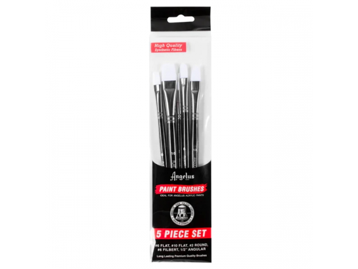 Set 5 Pinceles Angelus Paint Brush