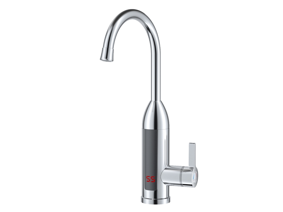 Grifo Eléctrico Instantáneo De Agua Caliente De 3000 W Con Indicador De Temperatura Para Cocina Y Baño. Gertiz